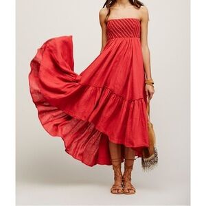 Free People Fully Beaded Bust In Shimmers in the Sky Maxi Dress